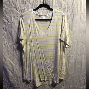 Old Navy Luxe Stripe V-neck